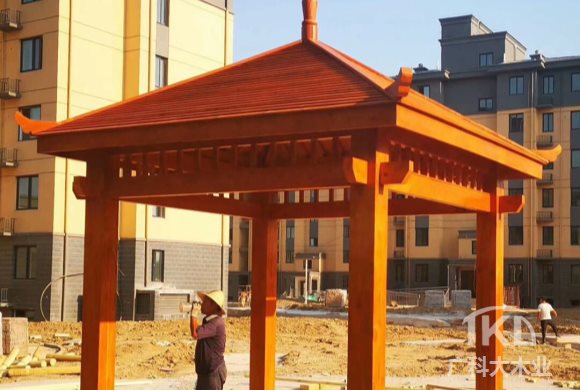 防腐木涼亭制作