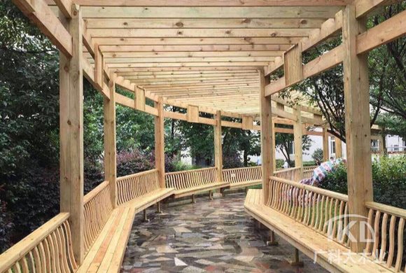 防腐木葡萄架安裝