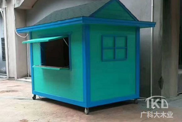 木制木屋售賣亭制作